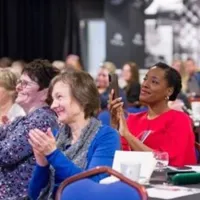 National Youth Homelessness Conference audience clapping for speakers