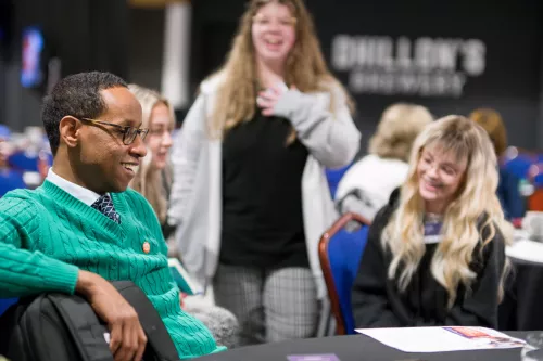 Hashi Mohamed at the Centrepoint National Youth Homelessness Conference