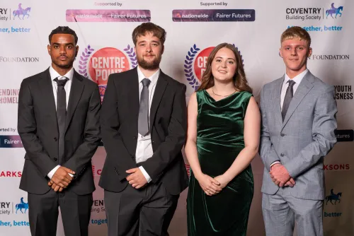 Young people who have won the Centrepoint Awards 2025