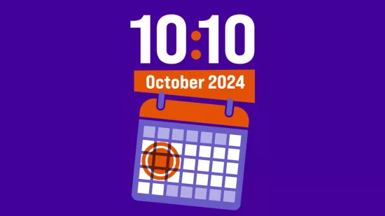 10:10 October 2024 Challenge logo