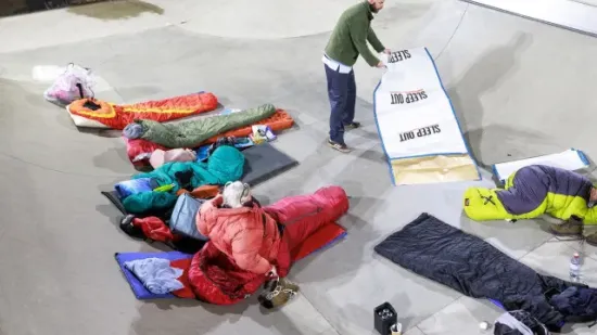 Sleep Out at Projekts Skatepark