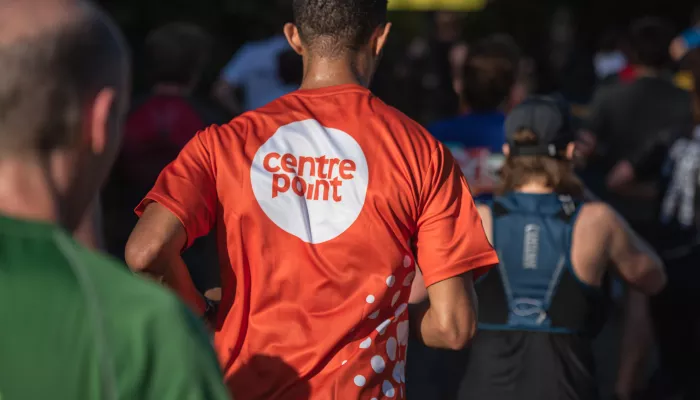 Runner running in a Centrepoint top