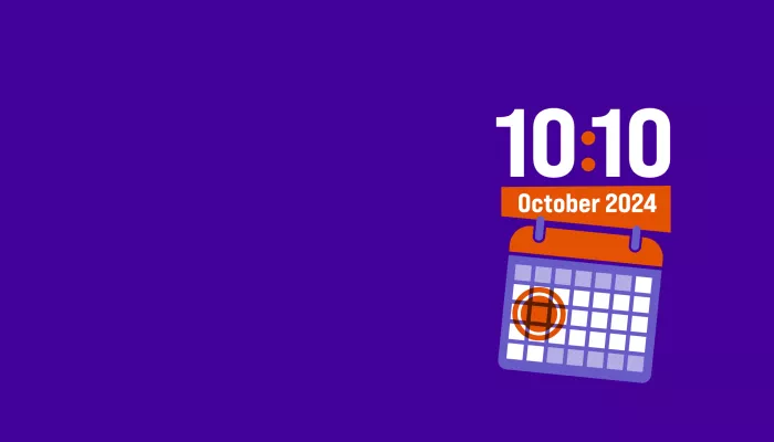 10:10 October 2024 Challenge logo