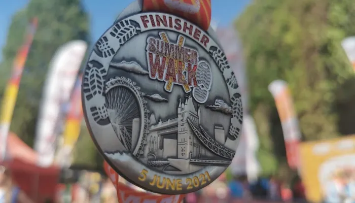 Summer walk medal
