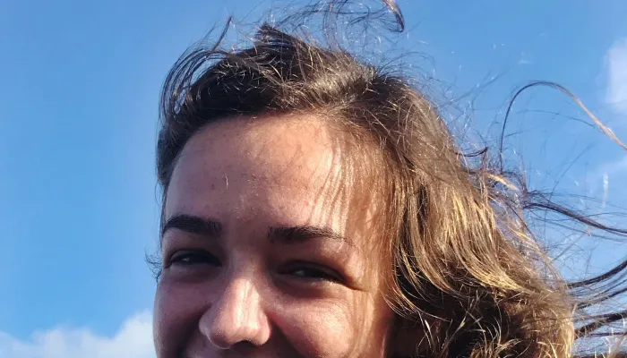 Young woman smiling at camera
