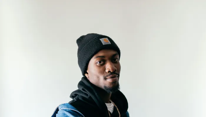 Young man smiling 