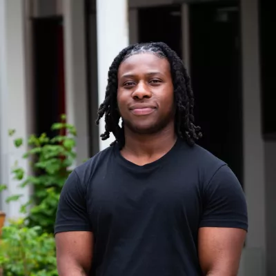 Former Centrepoint Independent Living resident, Andrew, pictured at Reuben house