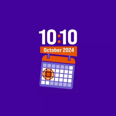 10:10 October 2024 Challenge logo