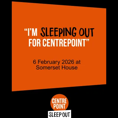 "I'm sleeping out for Centrepoint" image 