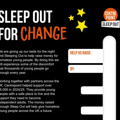 Sleep Out fundraising totaliser