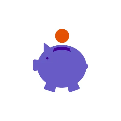 Icon of a piggybank