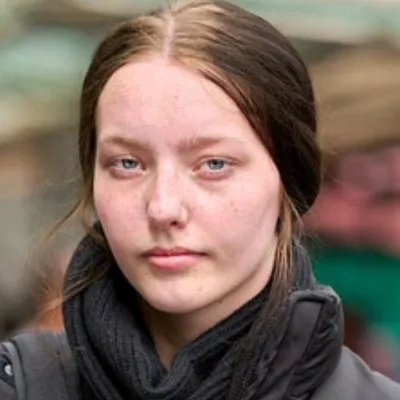Young girl who is homeless